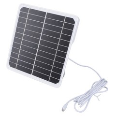 Camera Solar Panel 20w 5V IP68 Waterproof High Efficiency Camera Monocrystalline