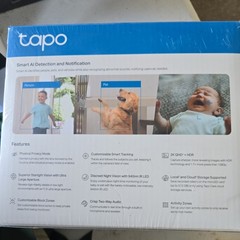 TP-Link Tapo C225 2K Pan/Tilt AI Home Security Cam Wi-Fi 360°Motion Tracking NEW
