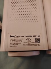 Set of 2 Roku Indoor Camera 360 SE 1080p+1 Smaller Smart Security Cameras
