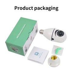 1080P HD E27 Light Bulb IP Camera 5G Wi-Fi IR Night Smart Home Wireless Security