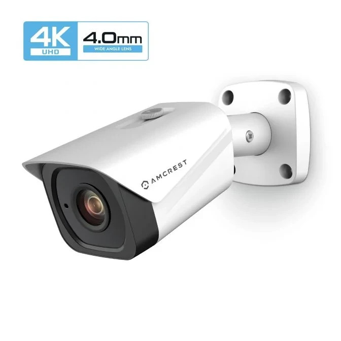 Amcrest 8MP UltraHD Outdoor POE Bullet Camera IP8M-2496EW-40MM(1-Year Warranty)