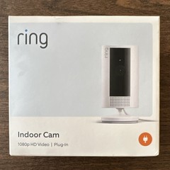 Ring Indoor Cam 1080p HD Motion Detection Wi-Fi Video Recording White Plug-In