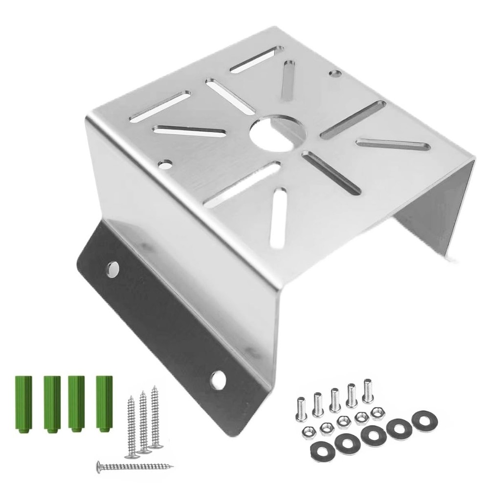 Coolotic CCTV Security Camera Corner Mount Bracket, Stainless Steel Wall Corn…