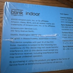 Blink Indoor 1 Camera System 33821090300991 brand new sealed Alexa