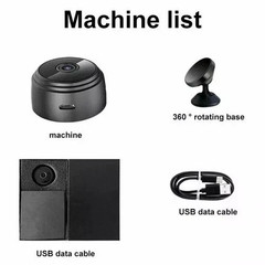 Mini Wireless Camera Full HD 1080P Motion Detection Loop Recording