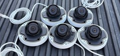 (LOT OF 5) Axis M3006-V Network Indoor Outdoor POE Cameras 1080p – No Dome