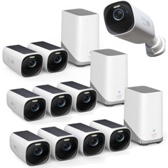 eufy eufyCam 3 Wireless Security Camera System Solar Battery 4K Spotlight Camera