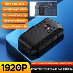 Body Camera HD 1080P Video DVR Clip IR Night Vision Cam with Free 64GB SD Card