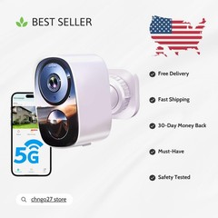 2026 Wireless 2K Security Camera Outdoor – AI Motion, Two-Way Talk & Free Cloud