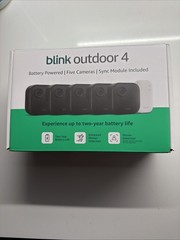 BRAND NEW BLINK Outdoor 4 (4th Gen) 5-Camera Security System w/ Sync Module Core