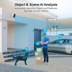 Wireless Security Camera with AI Analysis Recognition