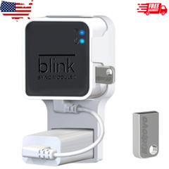 256GB USB Flash Drive and Outlet Wall Mount for Blink Sync Module 2 save Space