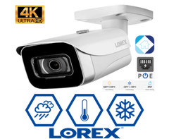 Lorex 4K Ultra HD IP PoE Add-On Indoor/Outdoor Bullet Security Camera E841CA-E🔥