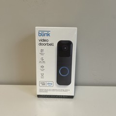Blink Smart Wi-Fi Video Doorbell Wired/Battery with 2 Way Audio Alexa Black NEW