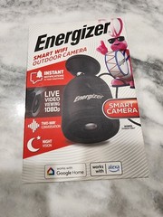 Energizer Smart 1080p Outdoor Camera Black-WIFI Security-Night Vision-New Sealed