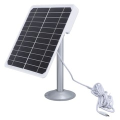 Camera Solar Panel 20w 5V IP68 Waterproof High Efficiency Camera Monocrystalline