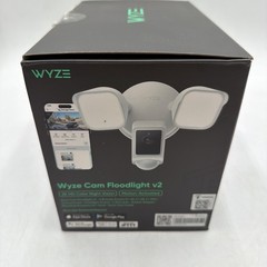 Wyze Cam Floodlight V2 Motion-Activated 2K HD Color Night Vision Camera
