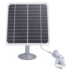 Camera Solar Panel 20w 5V IP68 Waterproof High Efficiency Camera Monocrystalline