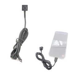 Button Camera 1080P Wearable External Phone Camera for Android Smartphone(Typ…