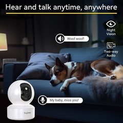 Wireless 5G WiFi Security Camera System 2K Smart Indoor Night Vision Wired Cam
