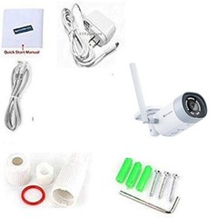 4Microseven 4K/8MP Ultra HD Dua WiFi 2.4/5GHz IP Camera 2 Two-Way Audio 256GB SD