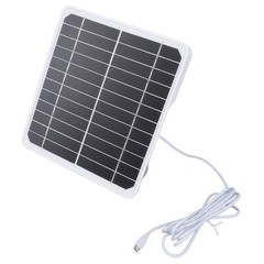 Camera Solar Panel 20w 5V IP68 Waterproof High Efficiency Camera Monocrystalline