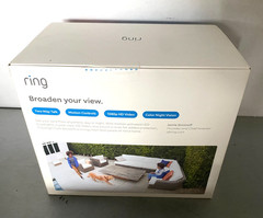 Ring Floodlight Cam Plus Outdoor Wired 1080p FHD Surveillance Camera White