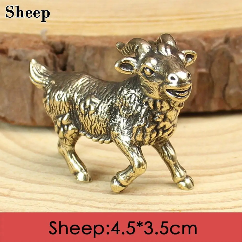 High Quality Chinese Bull Ornament Sculpture Animals Statue Ornament Copper.