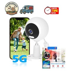 24/7 Cloud Recording 3MP Security Camera with Motion Alerts & Easy Setup