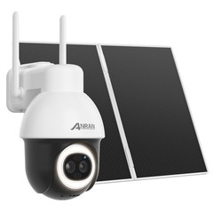 ANRAN Wireless Outdoor Solar Security Cameras 5MP Home WiFi Battery CCTV System