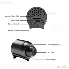 Mini Wifi IP Camera Home Security Night Vision HD 1080P Motion Detection