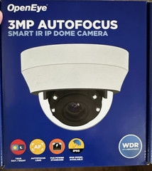 OpenEye OE-C6413-AWR Smart IR IP Mini Dome Security Camera 3MP Autofocus 2.8-8mm