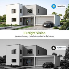 1080P Wireless Video Doorbell Camera, Smart Outdoor Surveillance Cam, FHD Live