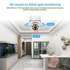 1080P HD E27 Light Bulb IP Camera 5G Wi-Fi IR Night Smart Home Wireless Security