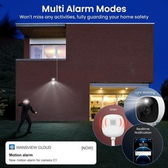 Smart 2K Home Security Camera: Color Night Vision, Motion Alerts, 24/7 Recording