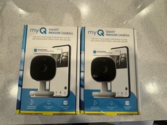 (2) Chamberlain myQ Smart Indoor Home Security Camera MYQ-C13AXXW Full HD 1080p