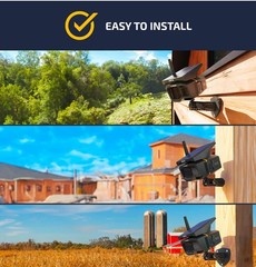 VOSKER VKX Solar Powered 4G-LTE Cellular Security Camera — No Wi-Fi Needed!