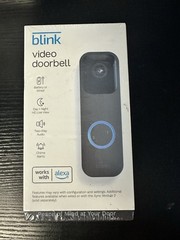 Blink Smart Wi-Fi Video Doorbell Wired/Battery with 2 Way Audio with Alexa Black