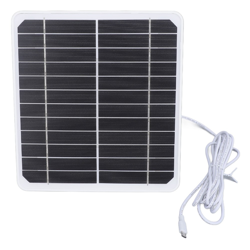 Camera Solar Panel 20w 5V IP68 Waterproof High Efficiency Camera Monocrystalline