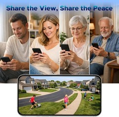 WIFI IP Camera Three Lens Triple Screen Auto Tracking CCTV Video Security System