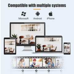 360° 1080P IP E27 Light Bulb Camera Wi-Fi IR Night Smart Home Wireless Security