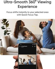 eufy Indoor Cam E30 Pet/Baby Camera 4K UHD 360 Pan-Tilt 2-Cam AI Auto Tracking