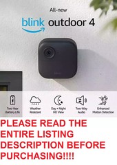Blink Outdoor 4th Gen Wire-free smart security cam 2 way Audio HD Add-on Camera