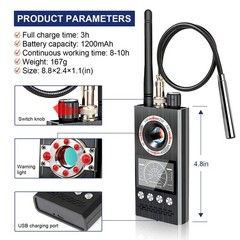 Hidden Camera Detector with Signal Strength Detection, Infrared Camera Finder…