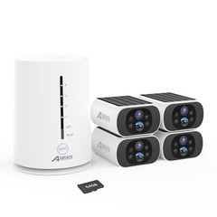 ANRAN Wireless Solar Security Camera System Outdoor WIFI Camera Human Detection