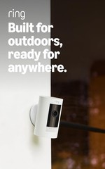 NEW Ring Outdoor Cam (Stick Up Cam) Weather-Resistant Outdoor Camera White