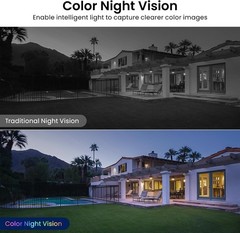 Smart 2K Home Security Camera: Color Night Vision, Motion Alerts, 24/7 Recording