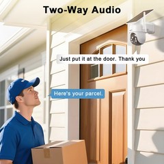 ARCCTV 4MP Wireless Security Camera System Solar Powered Outdoor Pan/Tilt CCTV