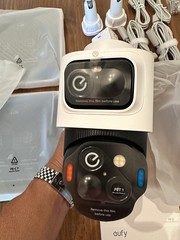 Lot Of 2 eufy Cam S4 Solar Security Cameras Wireless Outdoor 4K UHD w/Pan Tilt