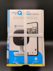 Chamberlain myQ Smart Indoor Home Security Camera 1080p White Motion Sensing NEW